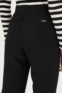 Kad_n Siyah Carrot Fit Kanvas Pantolon