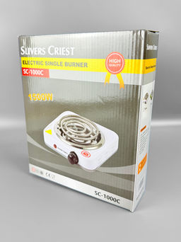 Плитка электрическая, 1 конфорка, спиральная 1500Вт SC-1000C OLS-HC-27