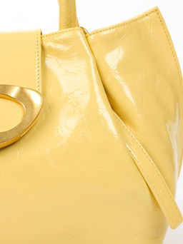 LACCOMA сумка АУ4382-4-желтый натуральная кожа хлопок