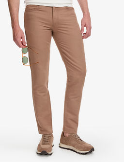Vizon Slim Fit Keten Kar___ml_ Kanvas Pantolon