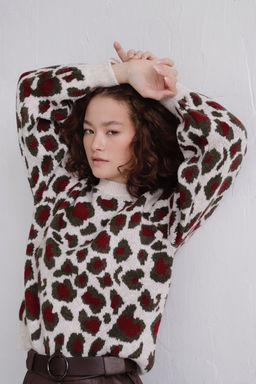 10046 Джемпер леопардовый - Martichelli фото 10