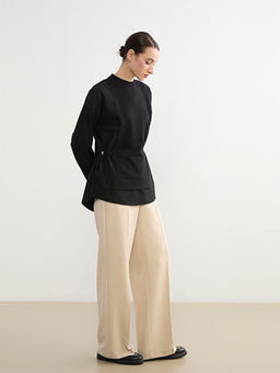 Soft Touch Oversize Kad?n Sweatshirt Tunik