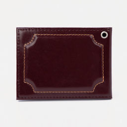 Обложка для удостоверения ФНС, без окошка, цвет бордовый - Simaland фото 2