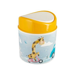 GIRAFFIX - контейнер для мусора 1л молочный+горчичный - Полимербыт фото 3