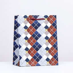 Пакет подарочный Ромб, 18 х 22,3 х 10 см