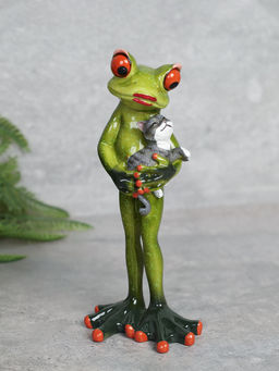 Фигурка Лягушка с кошкой и собакой 17 см / YX29002 /уп 24/ - Галеонтрейд фото 2