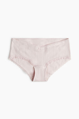 MAMA Pack de 3 bragas hipster de algod?n y encaje - H&m фото 6