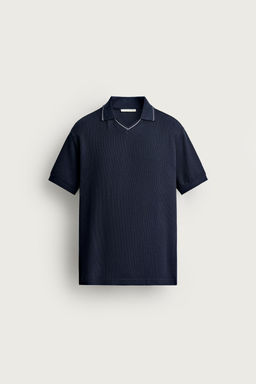 POLO REGULAR FIT CONTRASTE / Marino - Zara фото 7