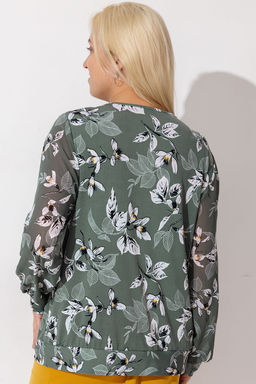 Блузка женская 7037/15/Оливковый - Rise фото 5