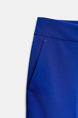 HIGH-WAIST SLIM-FIT TROUSERS - Zara фото 7