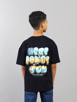 CRB wear / CSJB 64118-22K Футболка для мальчика,черный/Ex.Cherubino  фото 3