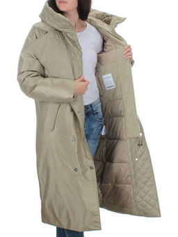 EAC327 OLIVE Пальто зимнее женское (200 гр. холлофайбера) - Fashion фото 7