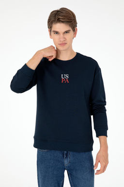 Мужской темно-синий базовый свитшот Неожиданная скидка в корзине - U.s. polo assn фото 3