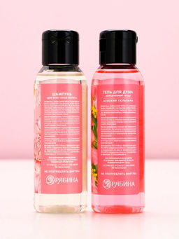 Подарочный набор ЧИСТОЕ СЧАСТЬЕ С 8 Марта!: гель для душа и шампунь для волос, 2х100 мл