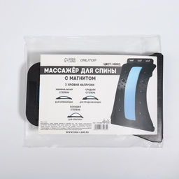 Массажёр для спины, трёхуровневый, с магнитом, 36×23 см, МИКС