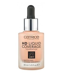 CATRICE Тональная основа HD Liquid Coverage Foundation, 020 Rose Beige розовый беж 30 мл  фото 3