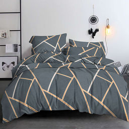 Постельное белье, комплект 1,5 спальный "Марс" 3 предмета: пододеяльник 145х215см, простыня 150х220см, 1 наволочка 50х70см с клапаном-запахом, полисатин "Премиум" 90г/м2, упаковка "классическая" ПВХ 32х41см, "Домашняя мода" (Россия)