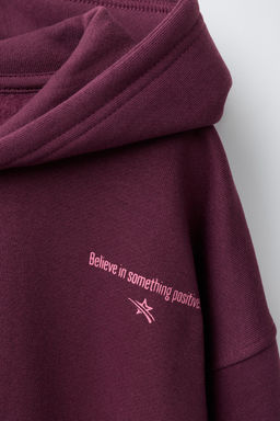 SLOGAN PRINT HOODIE - Zara фото 3