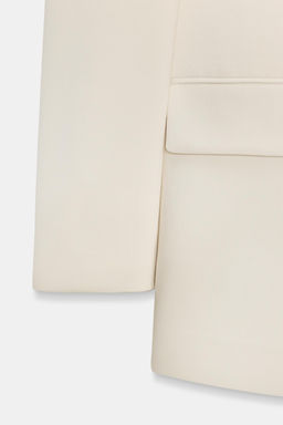 BLAZER CRUZADA OVERSIZE / Blanco roto - Zara фото 8