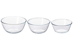 Набор 3 салатников 1,6 л, 2,1 л, 2,7 л Crystal glass стекло - Elan gallery фото 7