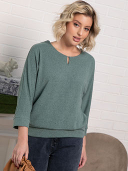 Джемпер трикотажный Претти (зеленый) Б15259-50М - Lt collection фото 5