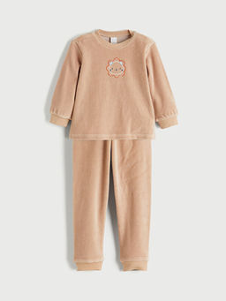 ?izgili Erkek Bebek Sweatshirt ve Pantolon 2li