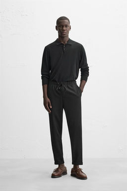 EASY CARE JOGGER WAIST TROUSERS - Zara фото 10