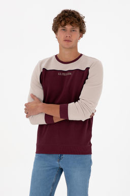 Erkek Bordo Sweatshirt Sepette S_rpriz _ndirim - U.s. polo assn фото 3