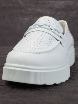 03-PDXL160-5 LT. BLUE Полуботинки женские (натуральная кожа) - Фабричный китай фото 8