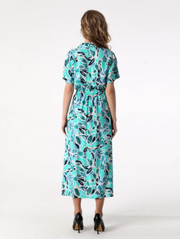 25202 Платье бирюзовый - Dizzyway фото 2