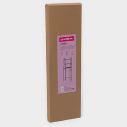 Стеллаж над унитазом, 47×25×152 см, чёрный