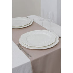 Тарелка Magistro «Этюд», d=20 см, фарфор, белая