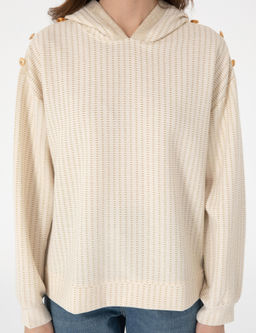 Krem Comfort Fit Sweatshirt - Pierre cardin фото 6