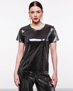 авторская футболка трикотаж валенсия металлик - Sahar art lab фото 2