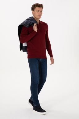 Erkek Bordo Basic Kazak - U.s. polo assn фото 4