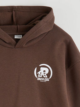 Kap??onlu Erkek ?ocuk Kal?n Sweatshirt