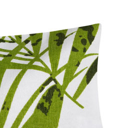 Наволочка декоративная 40×40 см, Tropics, 100% хлопок, зелёная