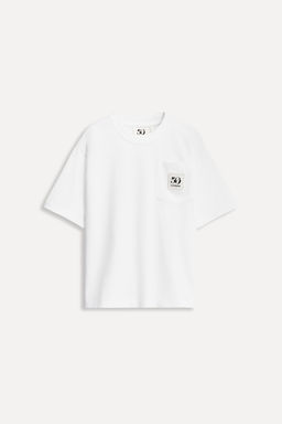 6-14 YEARS/ 50TH ANNIVERSARY LABEL POCKET T-SHIRT