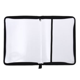 Папка на молнии с 3-х сторон А4, 450мкм, прозрачная с разделительной сеткой, с черным кантом 93928 - Calligrata фото 4