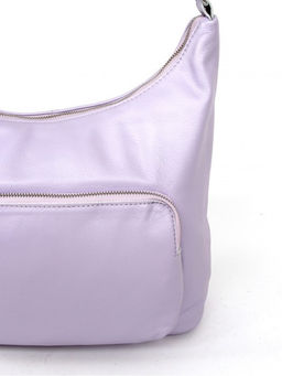 Сумка женская натуральная кожа JRP-2040-9, 1отд+еврокарм, плеч/ремня, сирень SALE 261735 - Adelia фото 4