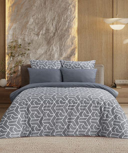 Постельное белье Квадро Евро (простыня на резинке 180*200 см) + 4 наволочки