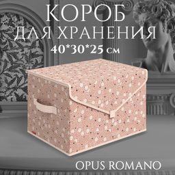 VAL OA-BOX-LM Короб стеллажный с крышкой, большой, 30*40*25 см, OPUS ROMANO AURA, шт