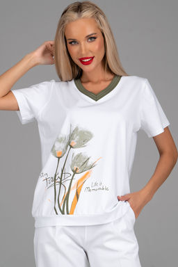 Футболка Анисия (хаки) - Эльза фото 2