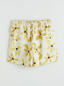 K?sa Boy Desenli Erkek Deniz ?ortu