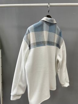 513 Рубашка клетка, флис/голубая клетка - Knitka wear фото 8