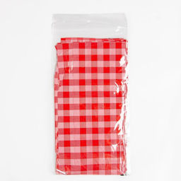 Скатерть для дачи Клеточка цв. красный 137*274 см - Simaland фото 4