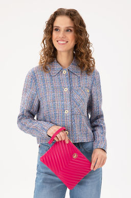 Женская сумочка цвета фуксии Неожиданная скидка в корзине