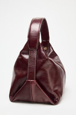 LEATHER SHOULDER BAG - Zara фото 4