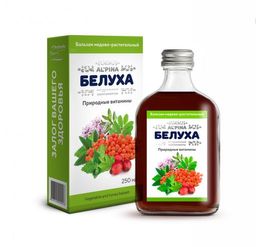 Альпина «БЕЛУХА» природные витамины Бальзам медово-растительный, бут. стекло, 250 мл