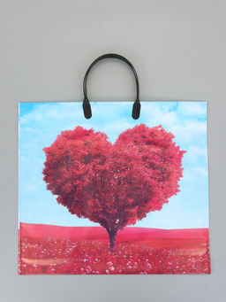 Цена за 10 шт. Пакет "В облаках", полиэтиленовый с пластиковой ручкой, 38 х 34 + 3 см, 90 мкм